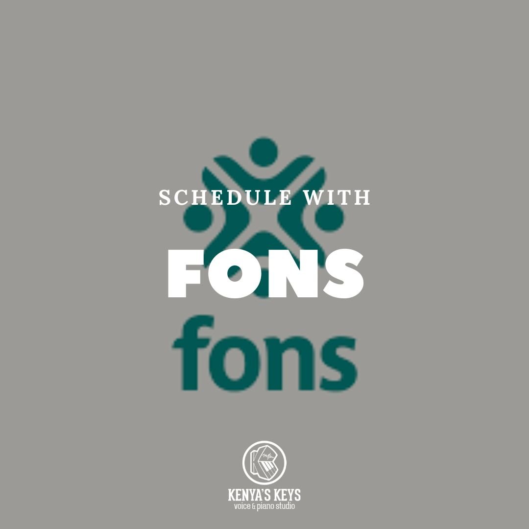 Schedule with Fons